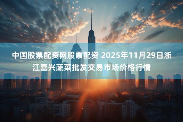 中国股票配资网股票配资 2025年11月29日浙江嘉兴蔬菜批发交易市场价格行情