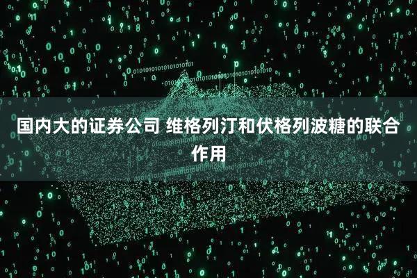 国内大的证券公司 维格列汀和伏格列波糖的联合作用